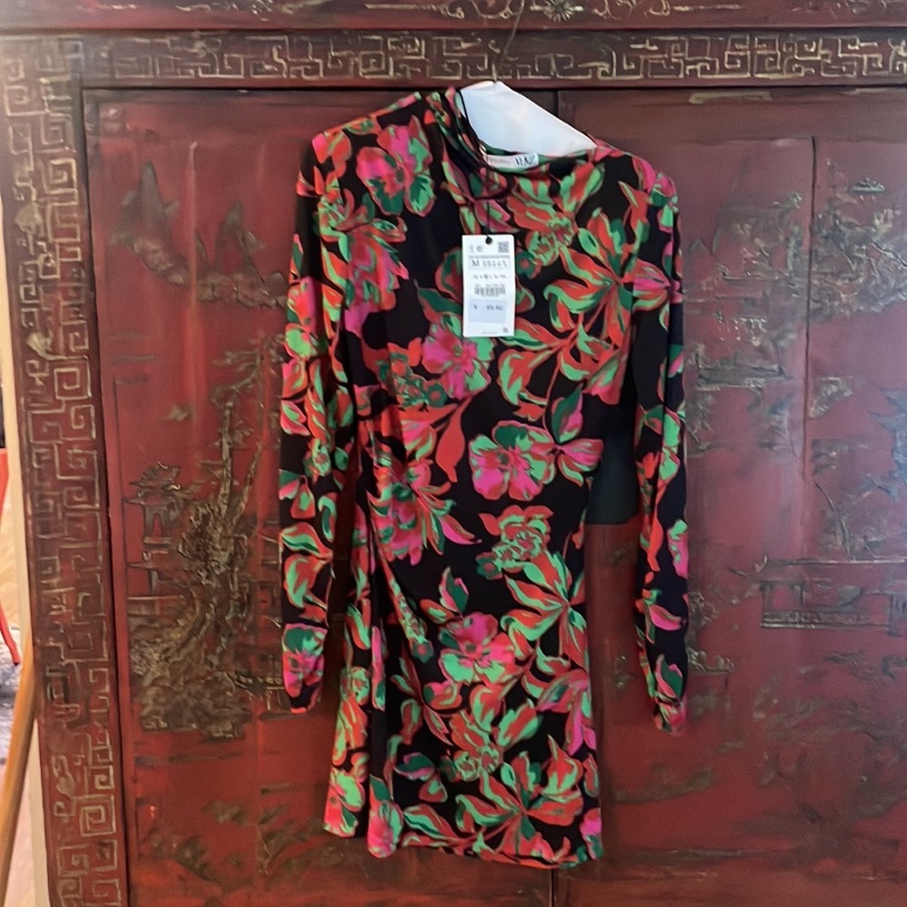 NWT colorful Zara dress